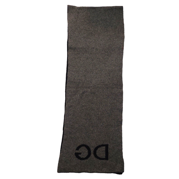 Dolce & Gabbana Black & Gray Reversible Scarf Pre-owned - Picture 6 of 14